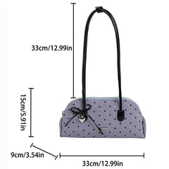Gingham Pattern Shoulder Bag