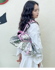 Sparkly Sequin Large Tote Bag