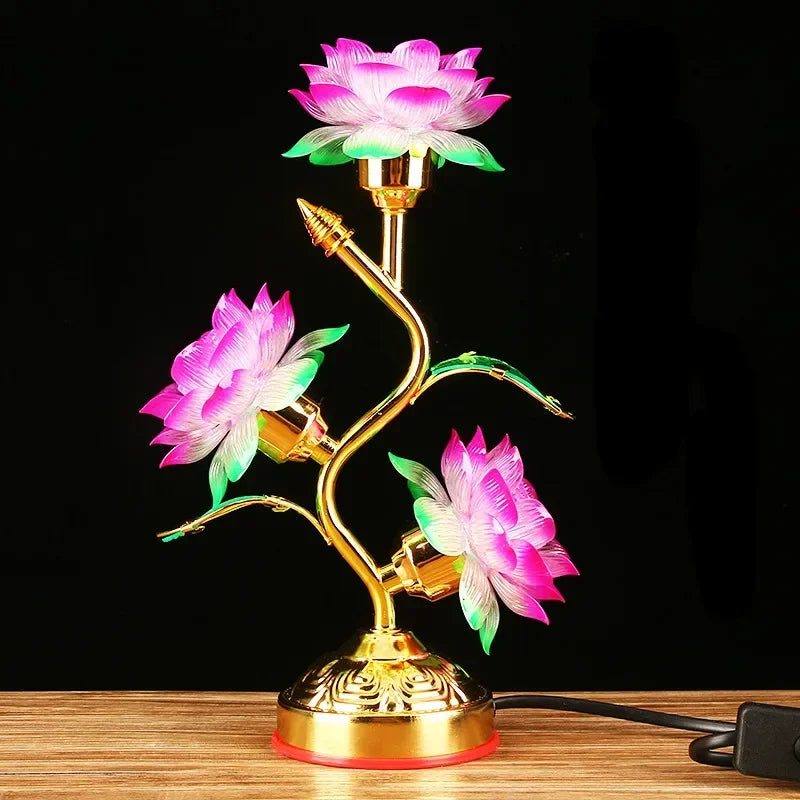 Buddha Lotus Simulated Candlestick