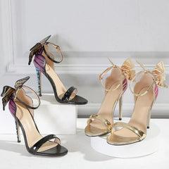 Butterfly Embellished Stiletto Heels