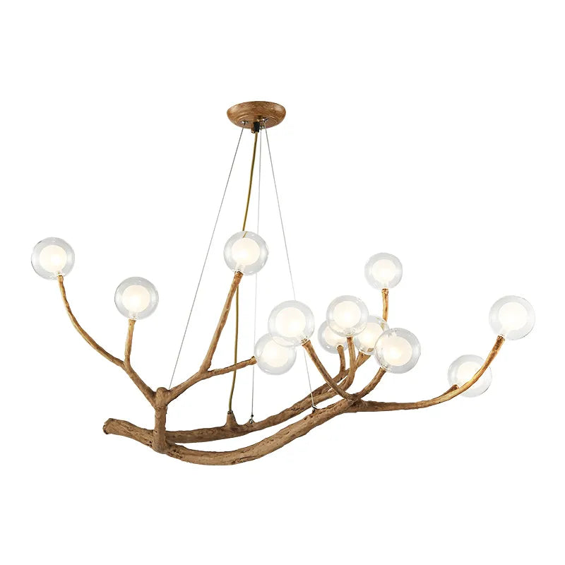 Vintage Tree Branches Resin Led Chandelier 