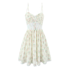 Floral dress on a white background