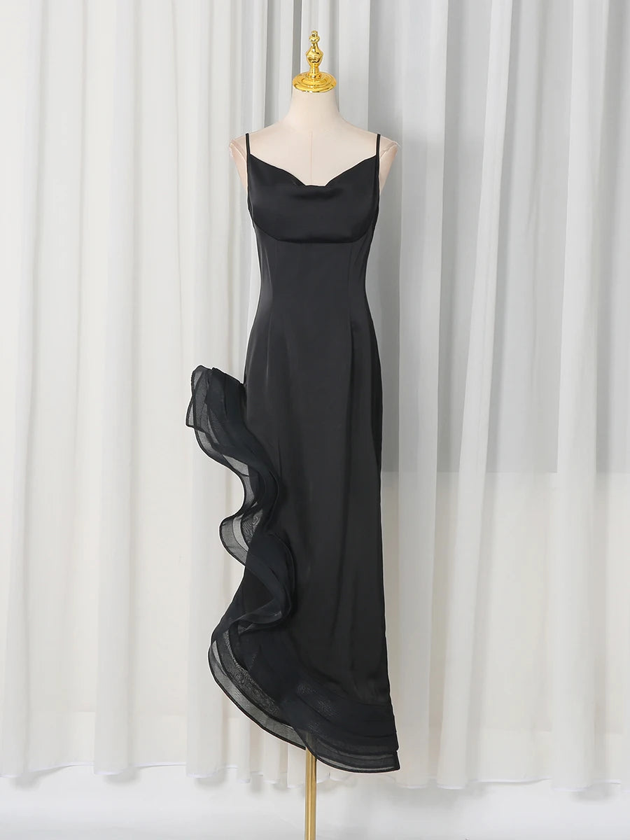 Halter neck maxi dress on mannequin