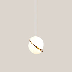 LED Adjustable Golden Hanging Ball Pendant Lamp