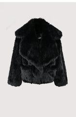 Hairy Soft Thick Faux Fur Coat