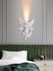 Retro Angel Background Wall Lamp