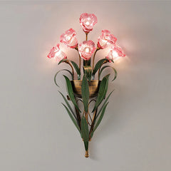 Creative Flower Leaf Pastoral Wall Lights