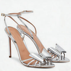 Bow Detail Thin Heel Sandals