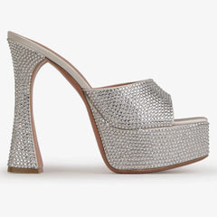 Platform Block Heel Mules