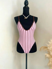 Printed One Piece Swimsuit