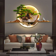 Modern LED Creative Landscape 3D Picture Wall Lamp