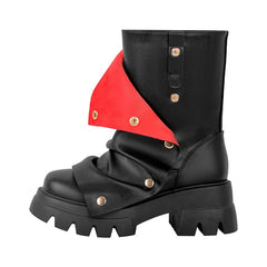 Chunky Platform Foldover Boots