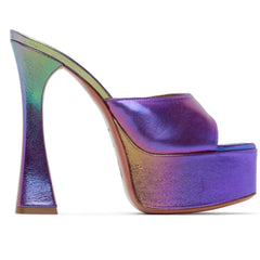 Platform Block Heel Mules