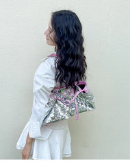 Sparkly Sequin Large Tote Bag