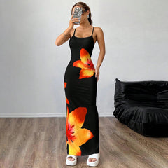 Vibrant casual patchwork mini dress with V-neck and ruffles.