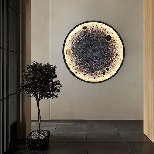 Moonlight Led Wall Lamp Background Decor Creatives 