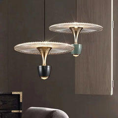 Flying Saucer Cord Pendant Lights LED Chandelier