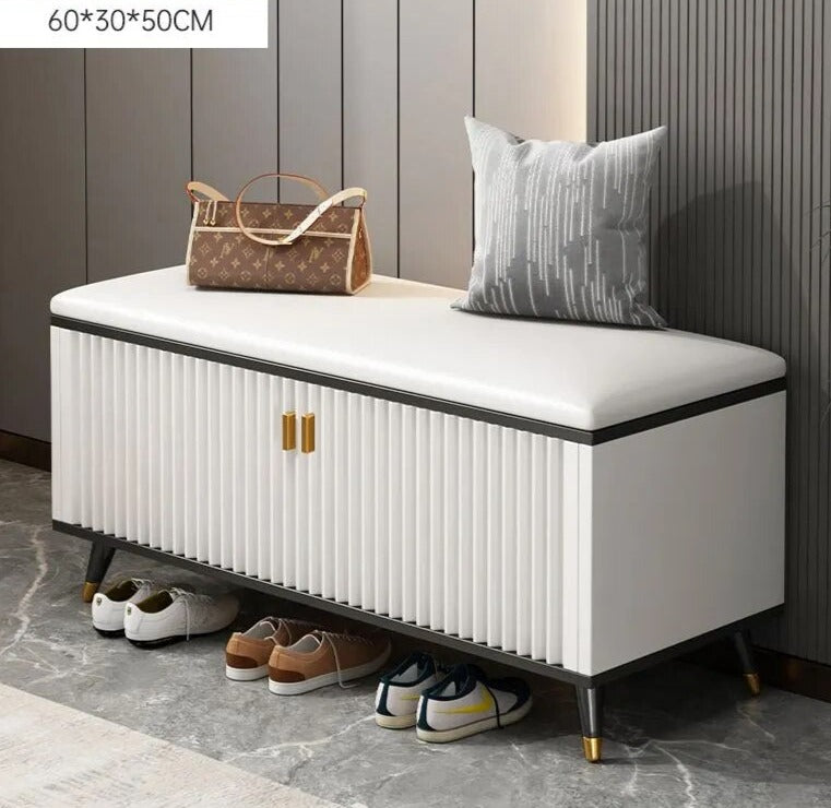 Waterproof Living Room Shoe Cabinets Dust Proof Modern Bench