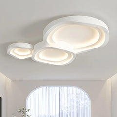 Frosted Dish Lights LED Ceiling Lights Minimalist Design Lighting Fixtures Golden Atelier