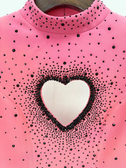 Heart Cutout Bejewelled Maxi Dress