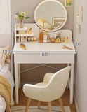 Corner Storage Mirror Vanity Tables Chair Drawer