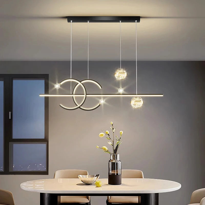 Dining Room Island Pendant Geometric Chandelier Lamps