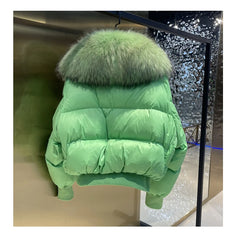 Fur Collar Puffer Jacket