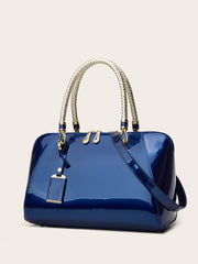 Large Capacity Structured Satchel Bag