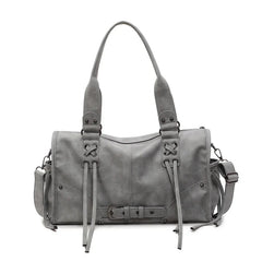 Soft Faux Leather Motorcycle Shoulder Bag