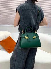 Structured Top Handle Satchel Bag