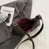 Retro Belt Design PU Leather Shoulder Bags for Women