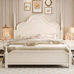 Classic European Queen Double Bed with French style.