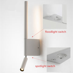 330 degree rotation adjustable wall Lamp Reading Light with Switch
