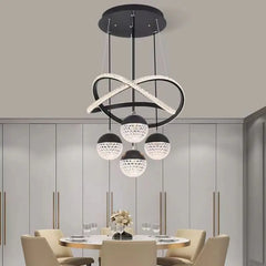 Circular Dimmable Internal Lines LED Ceiling Light