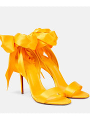 Satin Bow Stiletto Heels