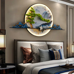 Modern LED Creative Landscape 3D Picture Wall Lamp