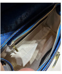 Snake Stitching Handbag Bag