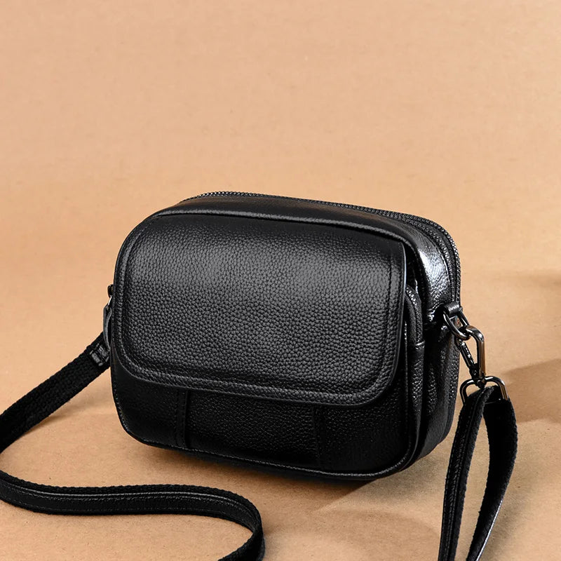 Women PU Leather Shell Crossbody Bag