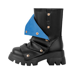 Chunky Platform Foldover Boots