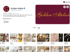 Pinterest Verified Merchant Account Profile Picture of Golden Atelier