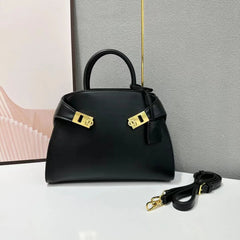 Structured Top Handle Satchel Bag