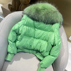 Fur Collar Puffer Jacket