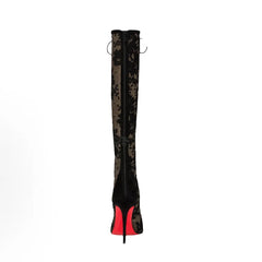 Lace Up Stiletto Boots