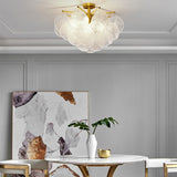 Metal Luxury Glass LED Chandelier for Living Room