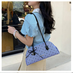 Gingham Pattern Shoulder Bag