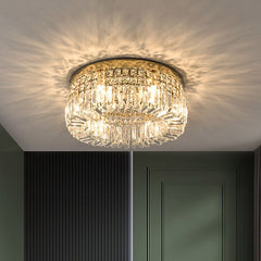 Luxury Crystal Glass Round Ceiling Chandelier For Home Décor