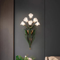 Creative Flower Leaf Pastoral Wall Lights