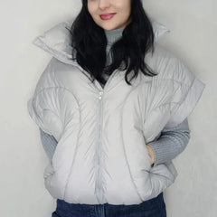 Water-Resistant Sleeveless Puffer Vest