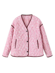 Paisley Print Quilted Jacket