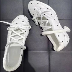Polka Dot Round Toe Mary Jane Heels